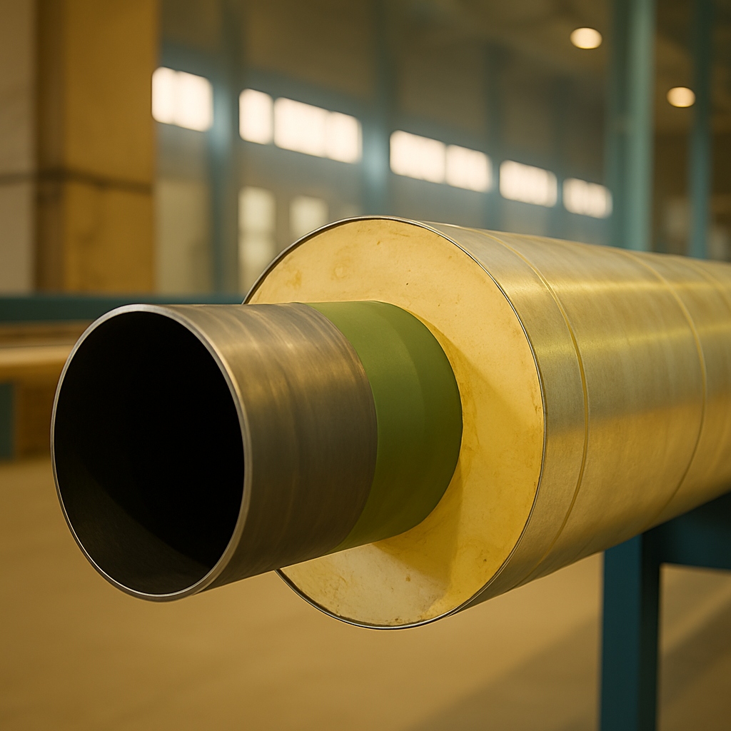 Труба ППУ стальная оболочка 560х426х7 мм 10Г2 ГОСТ 30732-2006