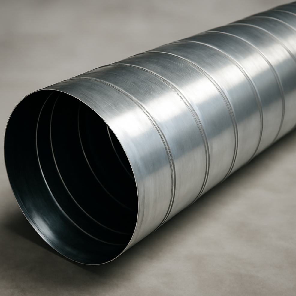 Вентиляционная труба оцинкованная ф500, 1 м, 0,7 мм