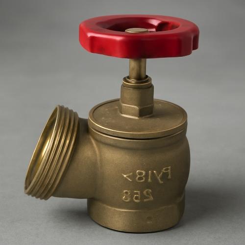 Клапан пожарный КПЛ 65-2 латунный угловой 125°